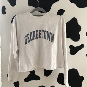 Super cute Brandy Mellville GeorgeTown Cropped t